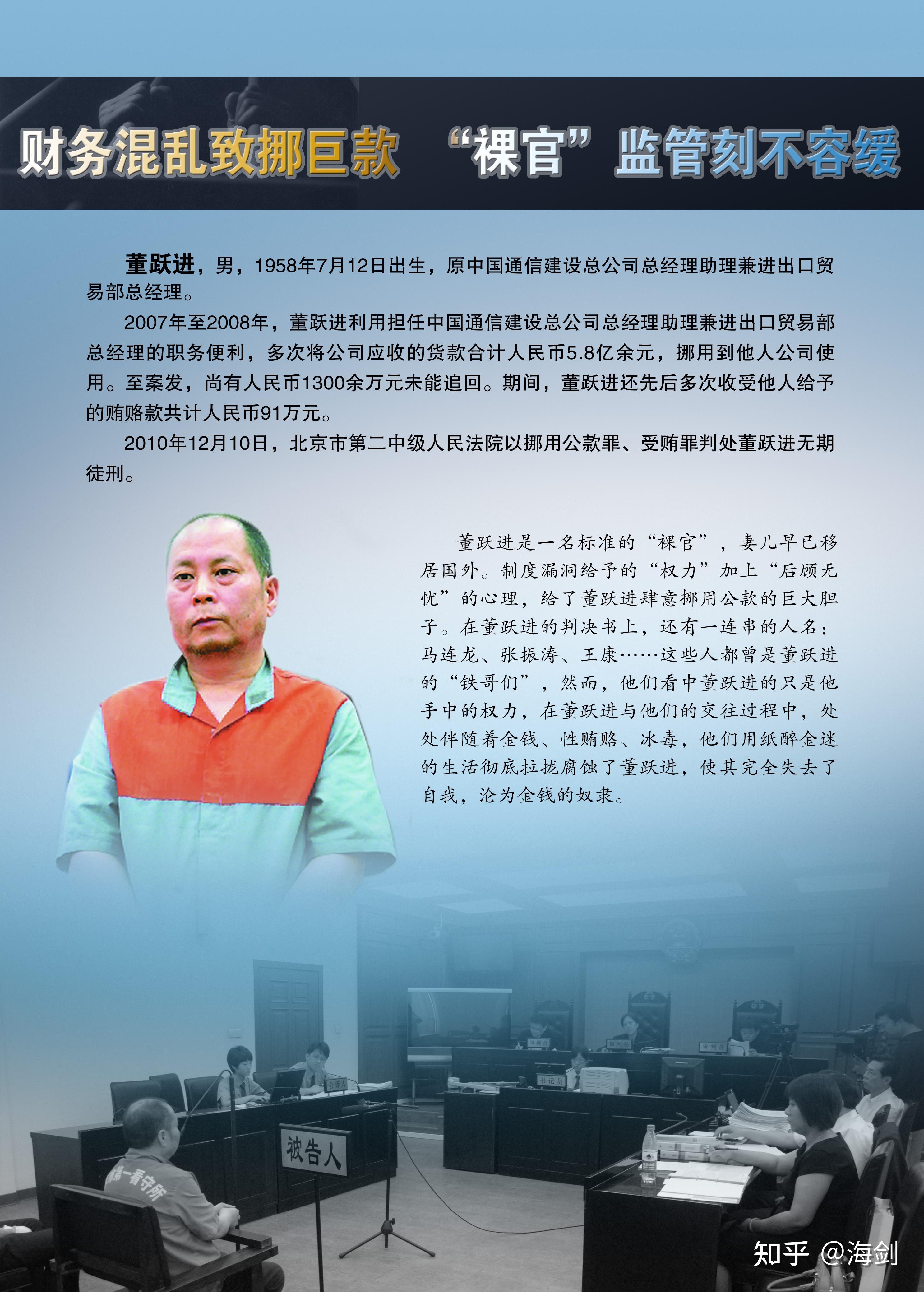 全能裸官制造惊天黑洞中通建原总经理助理董跃进挪用5亿公款案解析