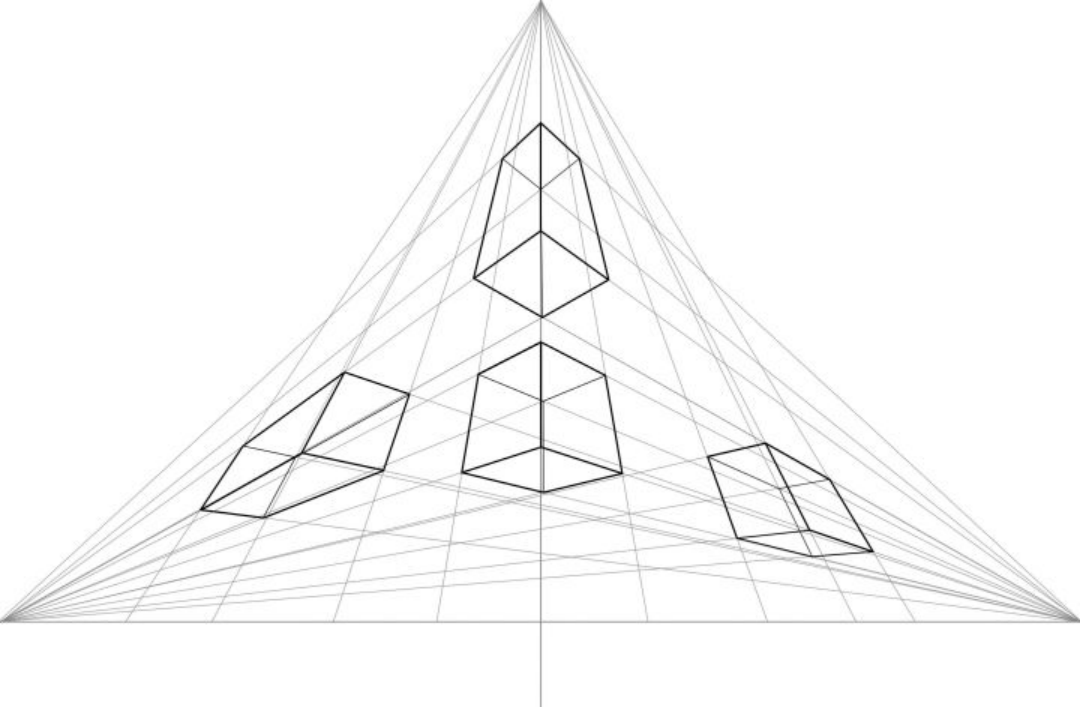 全景透视线图片