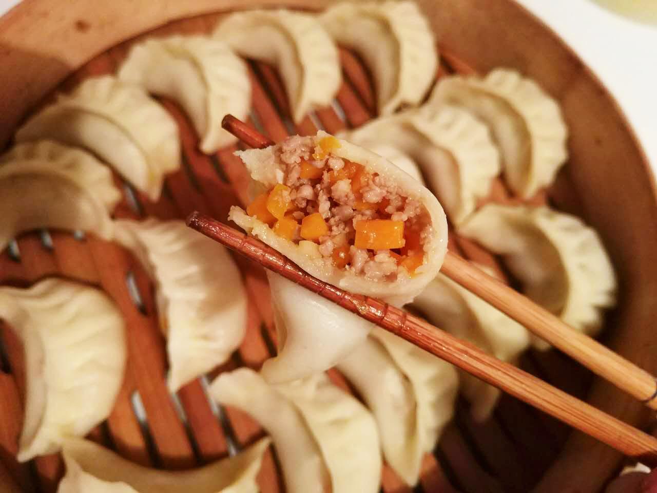 我最爱的面点南瓜蒸饺