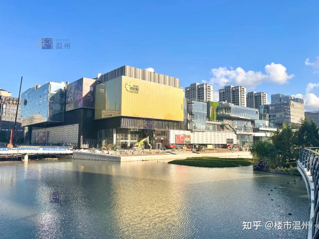 即将开业的印象城mega因此,滨江商务区,中央绿轴,应提升为温州都市