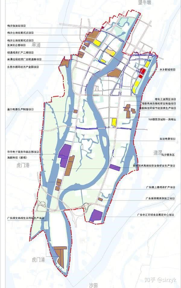 第二章东莞水乡新城片区洪梅镇