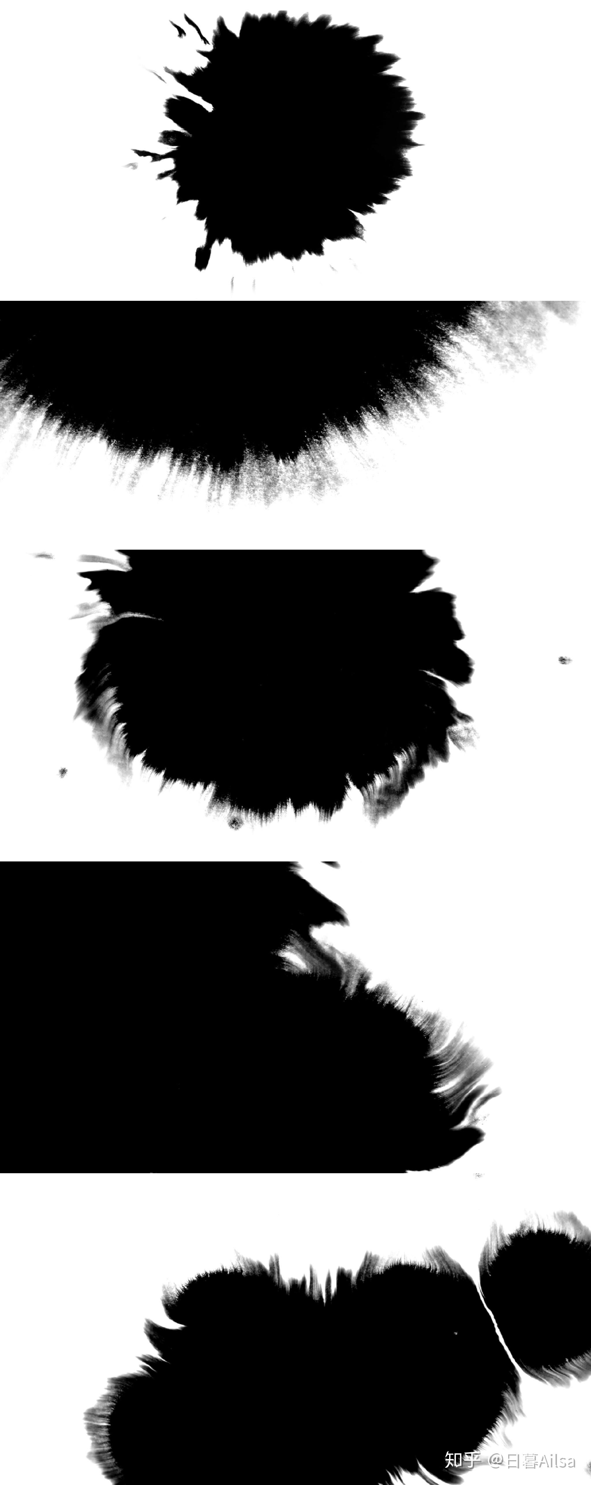 160多个中国风水墨蒙版遮罩视频素材可做叠加转场等