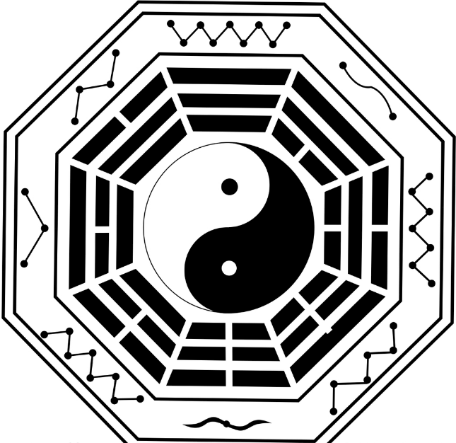 *八卦图,图源昵图网生死相依,循环不止的想法在全人类都是共通的,这也