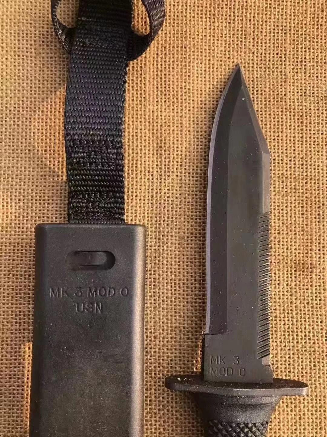 美国安大略mk3美国现役海军及海军陆战队生存刀