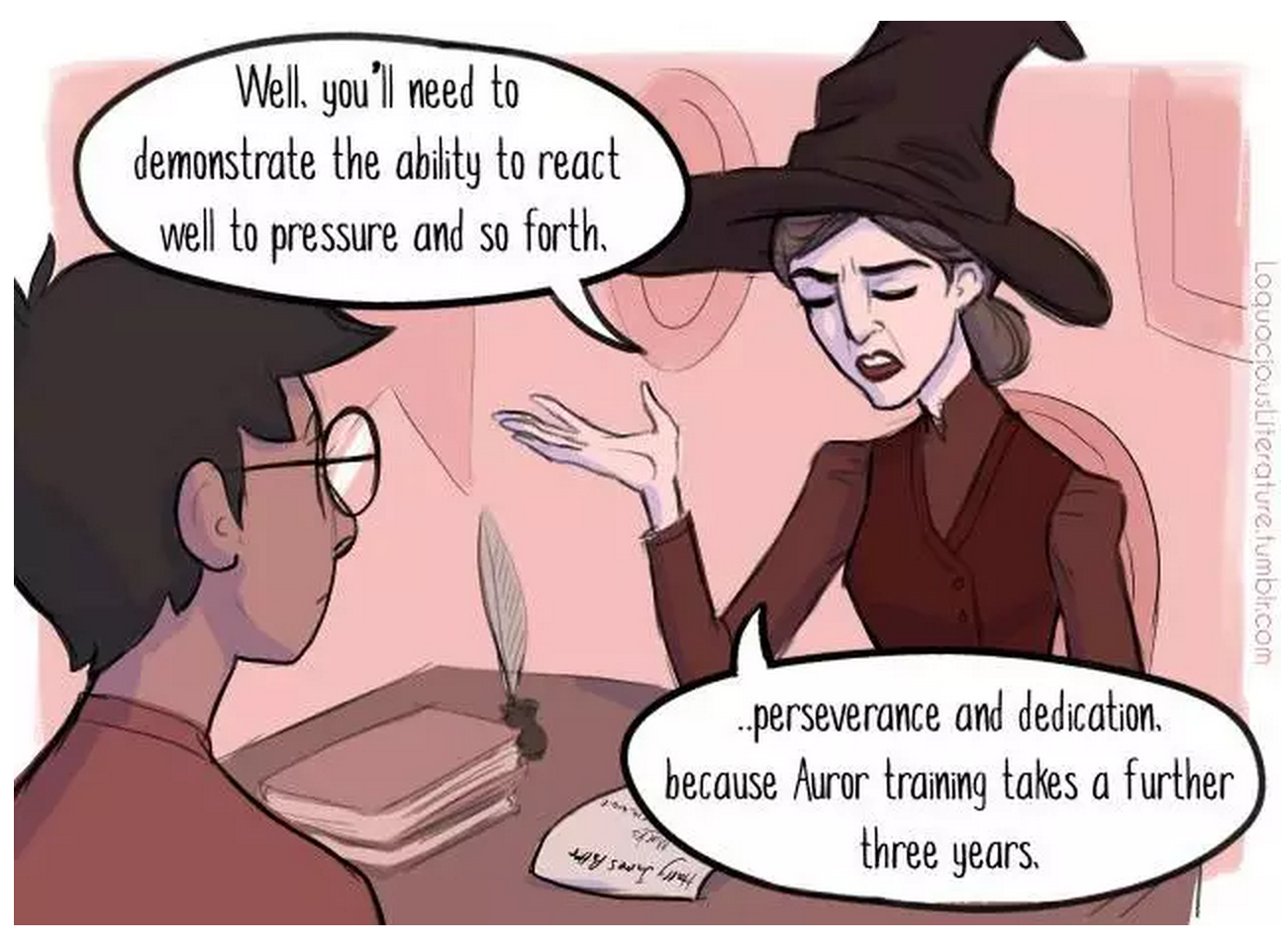 【hp图库】国外哈迷用漫画呈现麦格与乌姆里奇"互怼"情节!