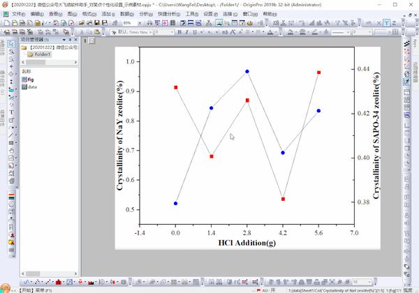 origin对数据中某个点进行个性化设置