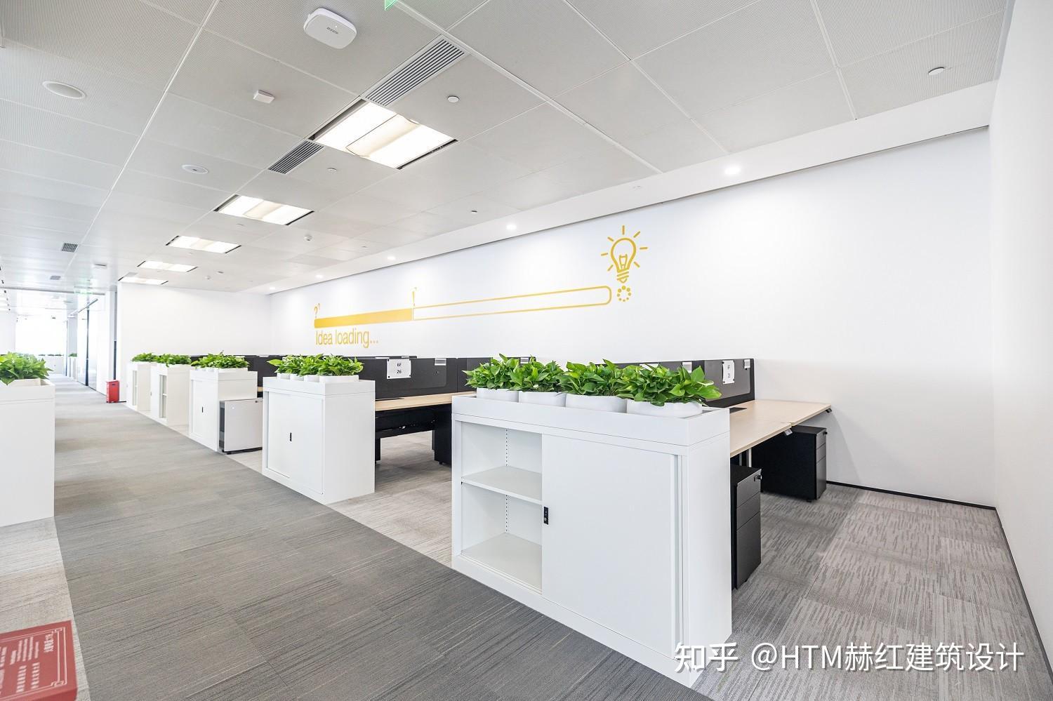沃尔玛全球采购办公室装修设计效果图完工照_项目案例 - 赫红建筑