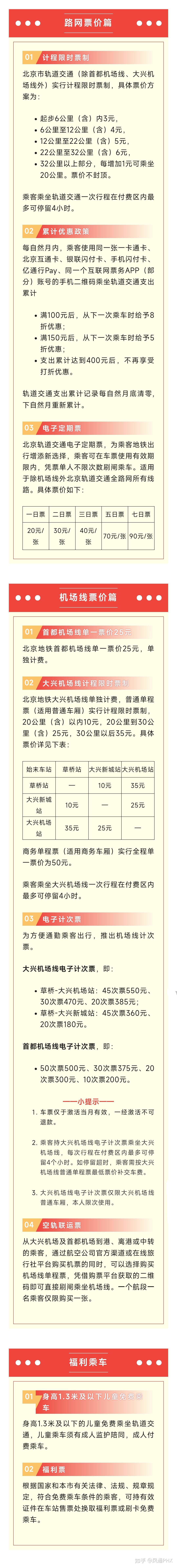 北京地铁票价查询 zhuanlan.zhihu.com