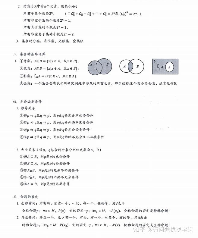 2026新高考数学零基础考点讲义妙招(详细解析)家长转给孩子! - 知乎