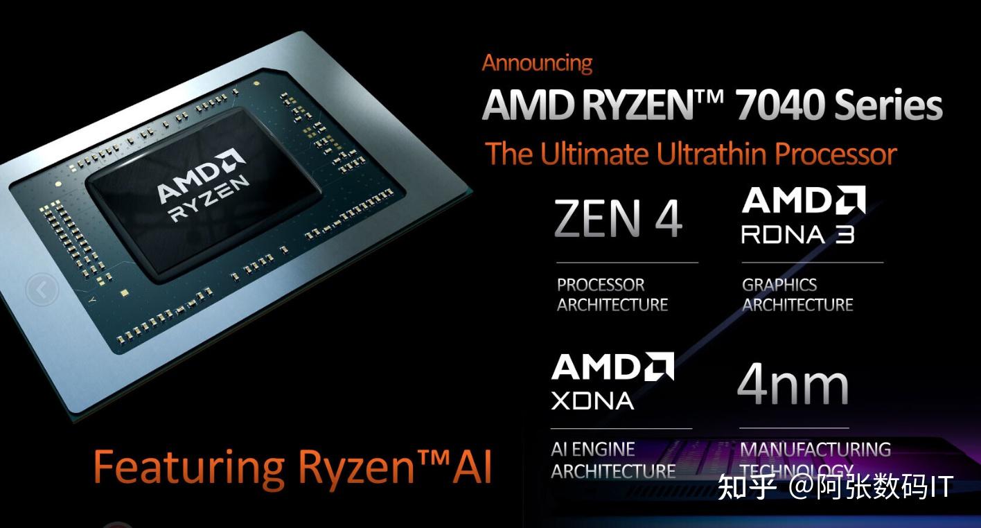 AMD宣布推出Ryzen 7040“Phoenix Point”移动处理器 - 知乎