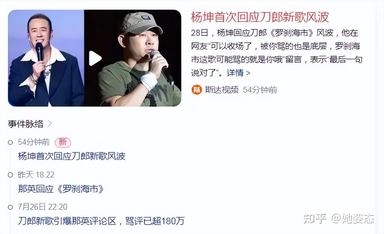 杨坤忍不住回应了！死活不愿意给刀郎道歉，矛头更是直接指向网友- 知乎