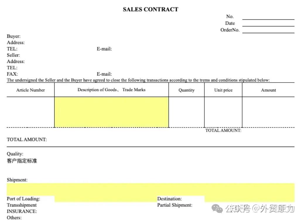 外贸全流程常用30种单证图文汇总,建议外贸人收藏 - 知乎