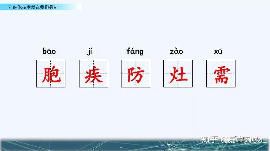 部编版四年级下册第7课纳米技术就在我们身边图文讲解知识点梳理