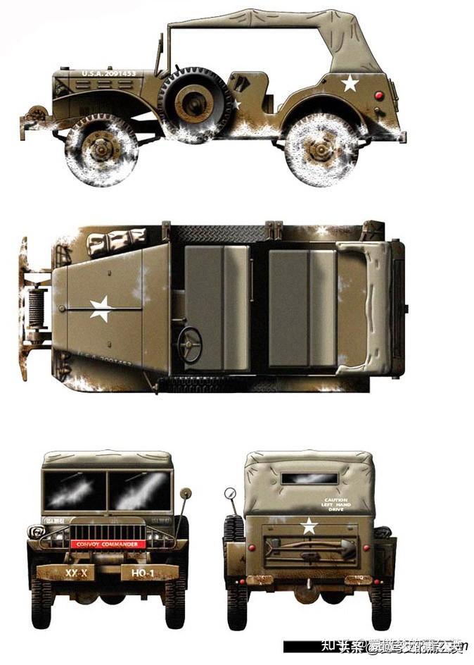 352油料运输卡车u5防空坦克车m19战场救援坦克arv战场救援坦克m31编者