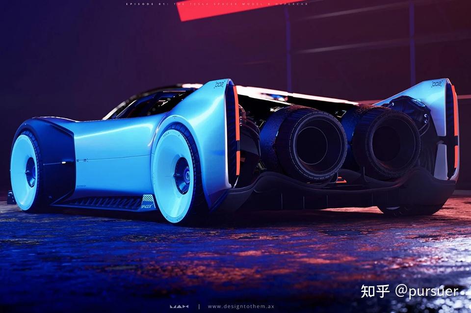 特斯拉 spacex 概念超跑设计! - 知乎