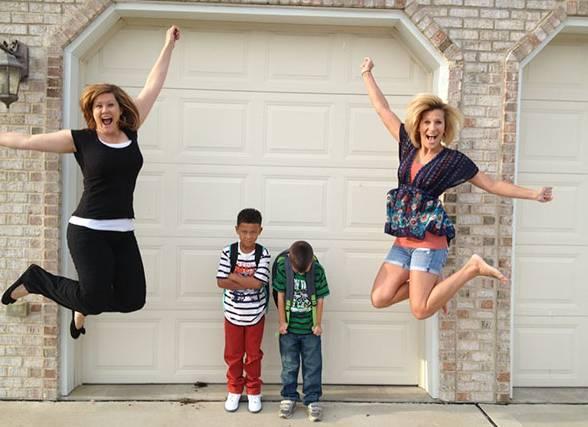 开学啦老母亲们终于解放啦