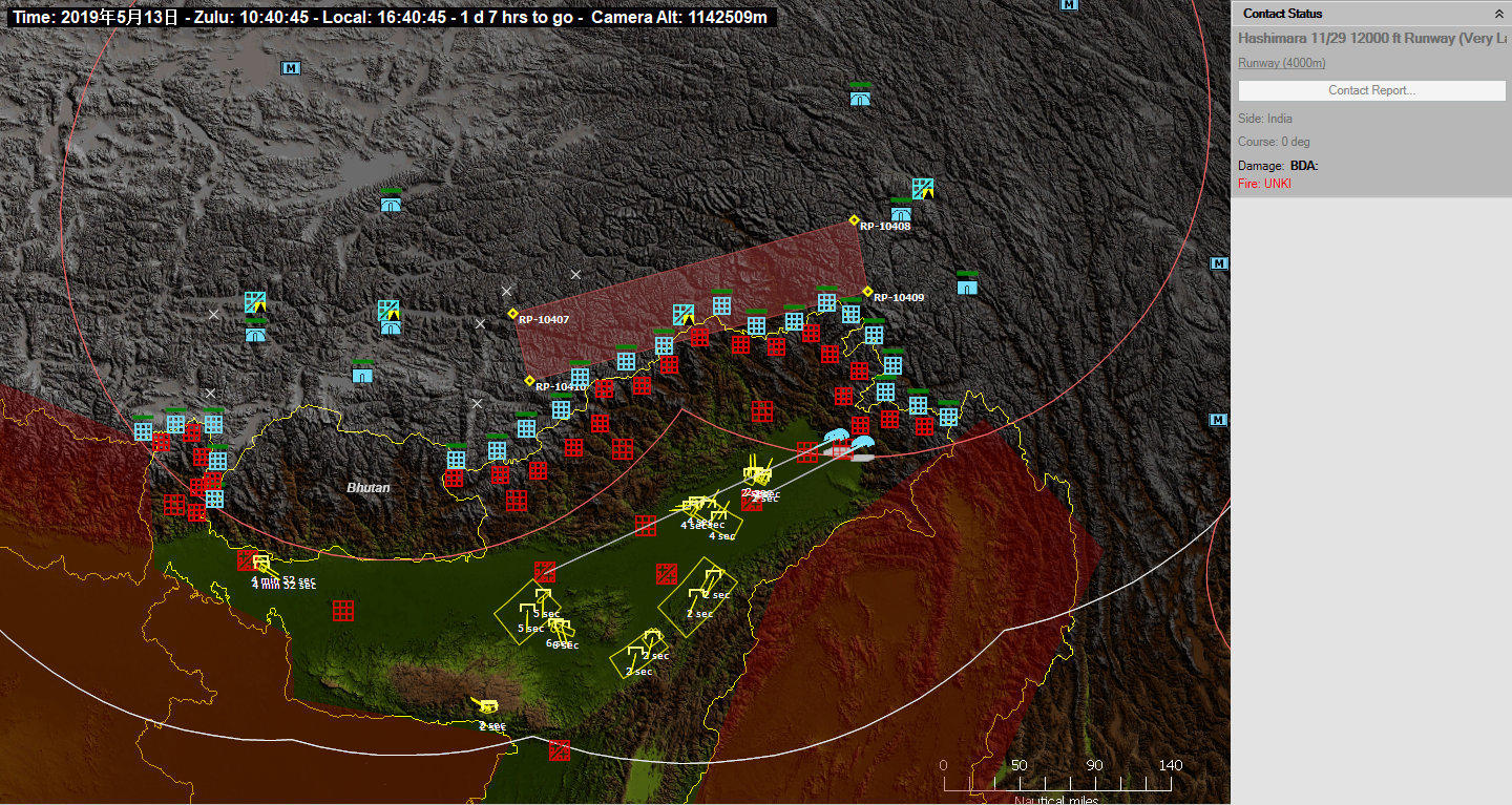 cmano兵棋推演:第二次中印边境战争