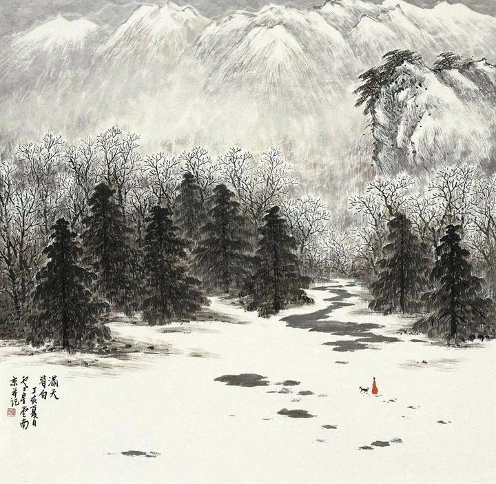 【中华文化】卢星堂冬景山水,别有韵味 - 知乎