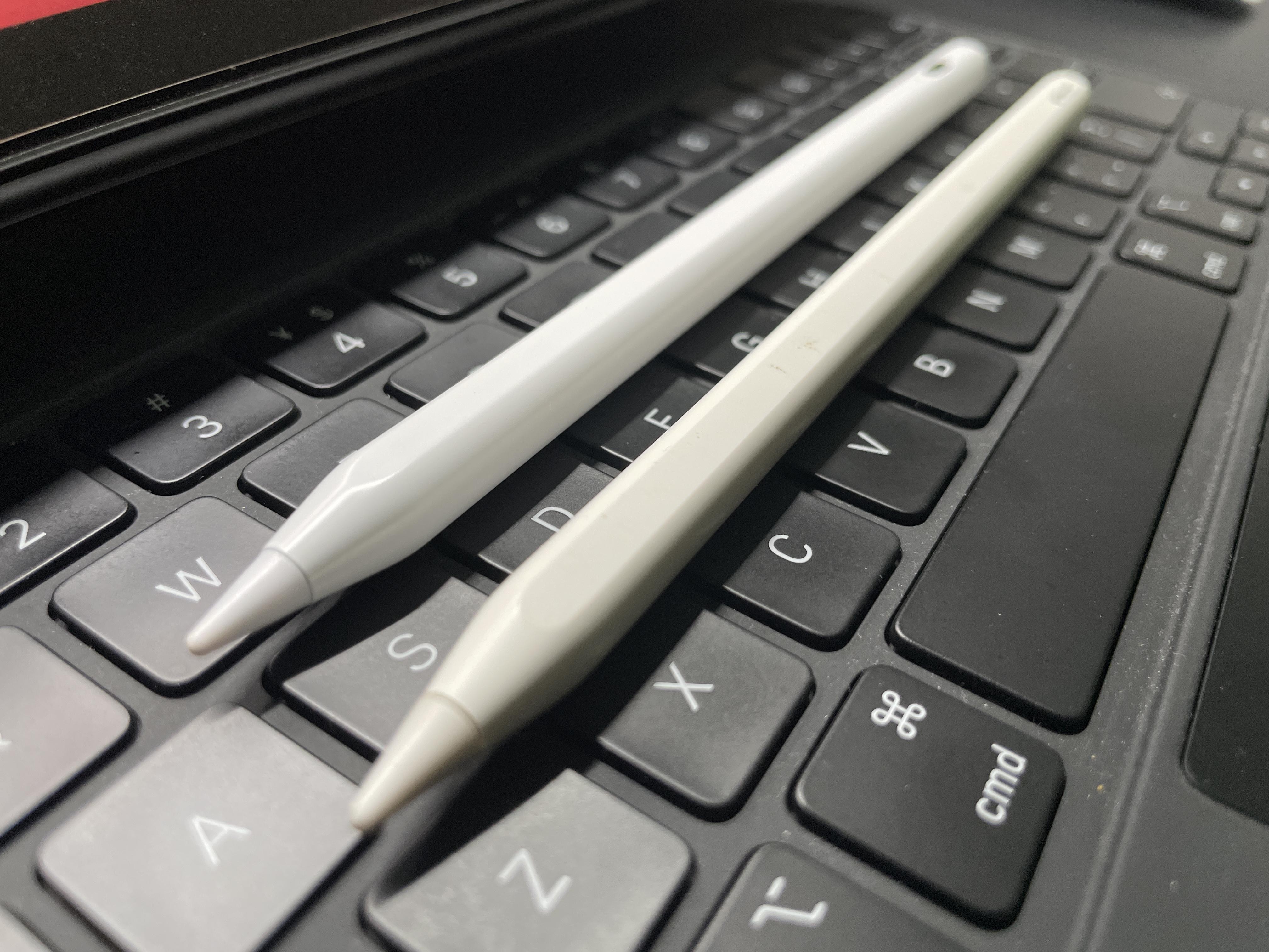 pencil這支平替電容筆的外觀上跟上一代基本一致,與apple pencil 二代