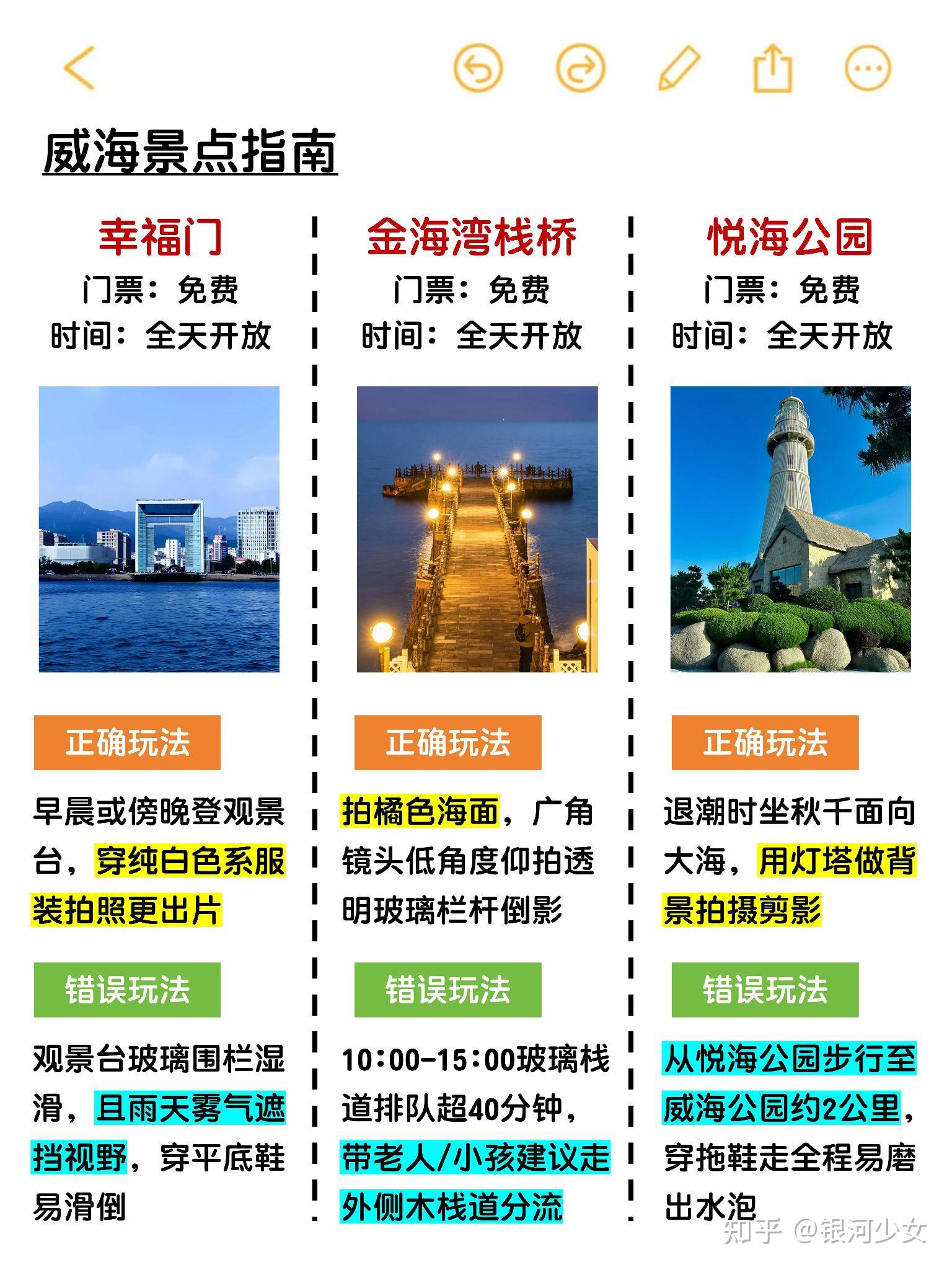 去威海旅游的三天路线,存下吧! - 知乎