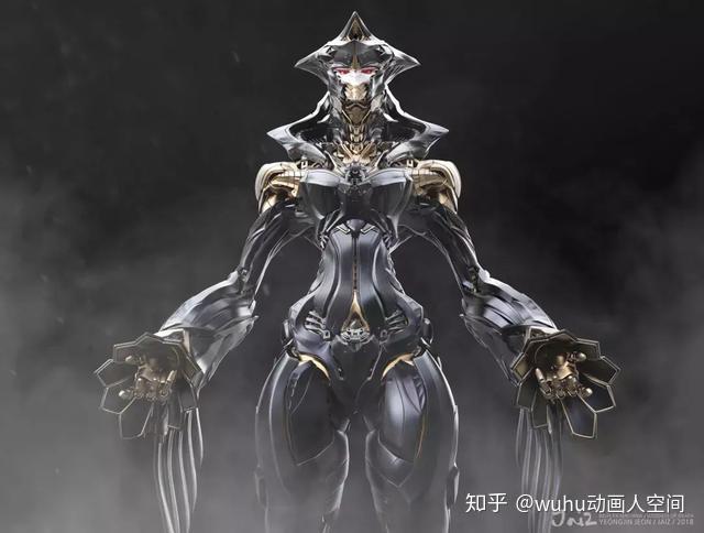 机甲小姐姐的设计可以这么棒这位创作人的想象力爆棚