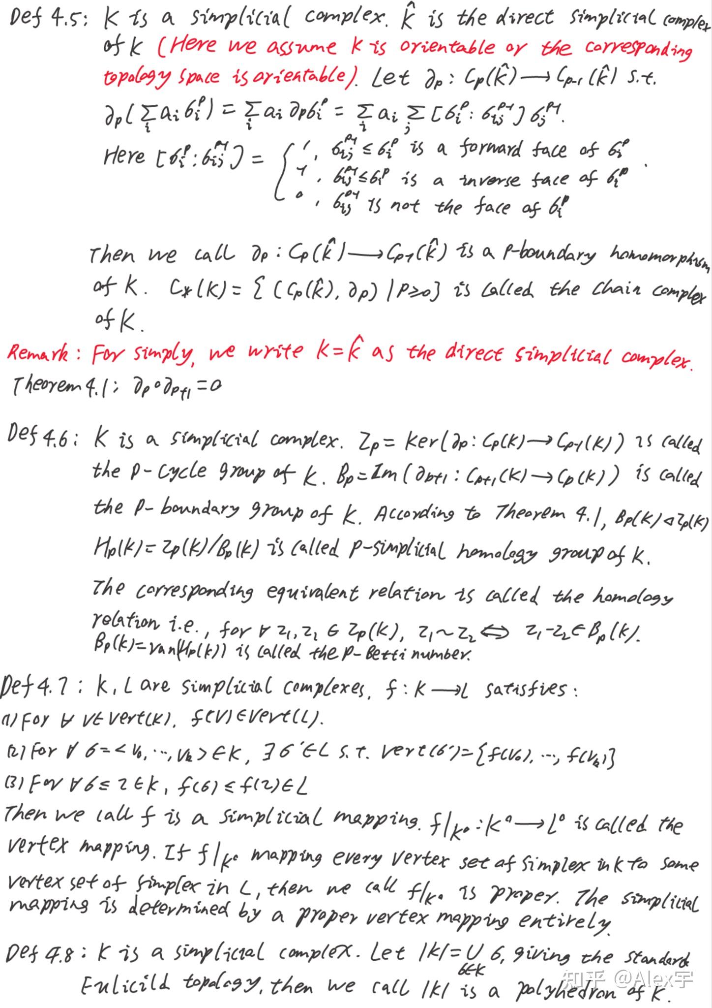 Simplicial homology and cohomology 知乎