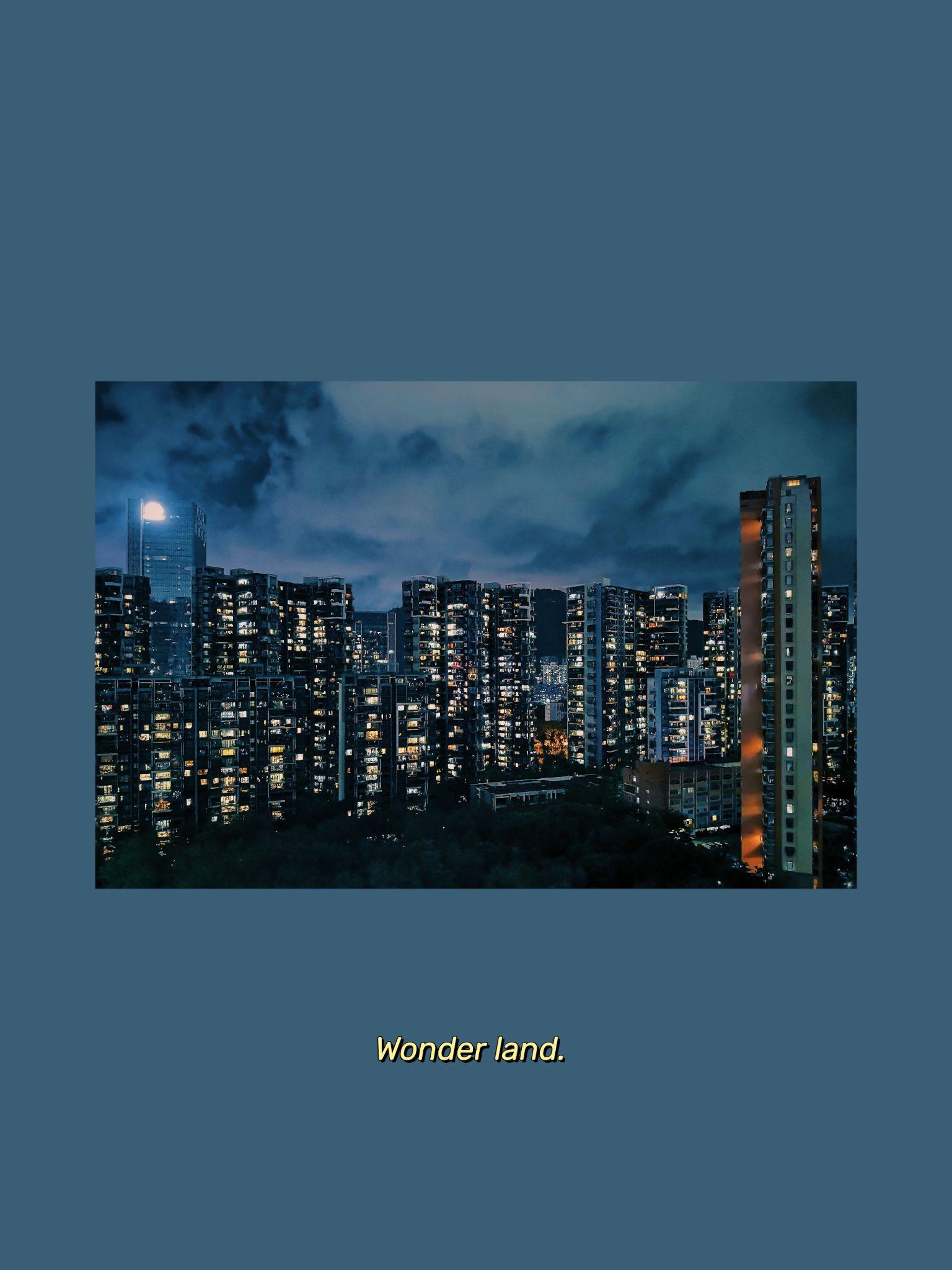 vsco调色教程高级感冰蓝城市夜景色调