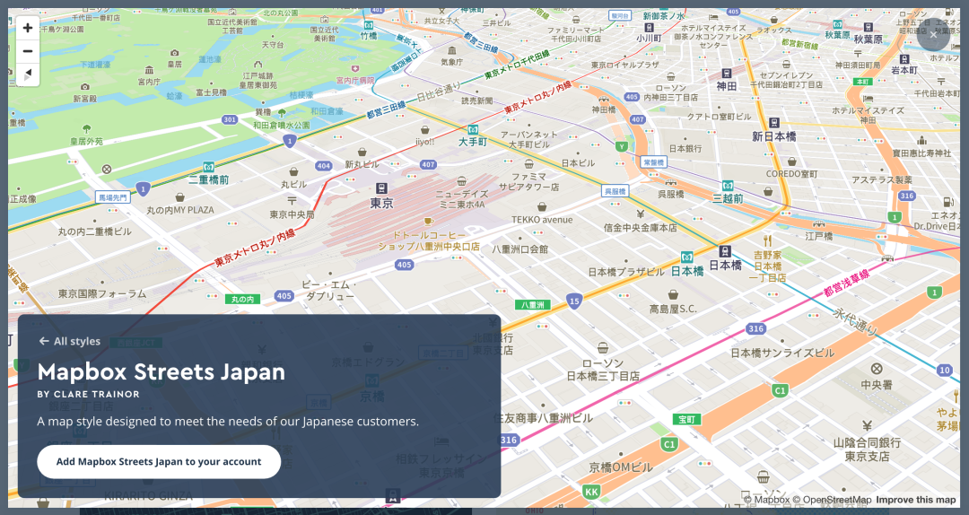 高質量的日本地圖即日起向mapbox開發者全面開放goglobal