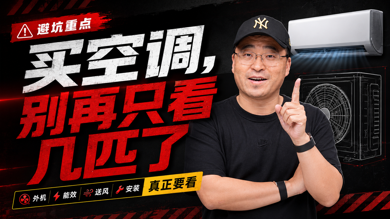 同是1.5匹,为什么差3000?买空调别再只看几匹了