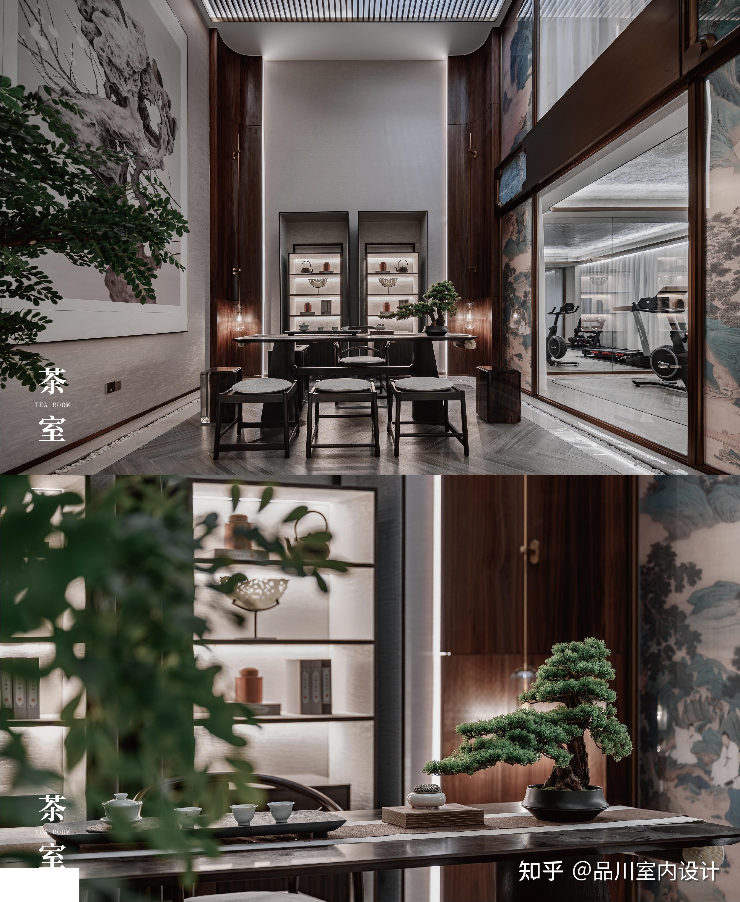 福州别墅设计 | 品川设计 | 藏匿于居住空间的千里江山图 - 知乎