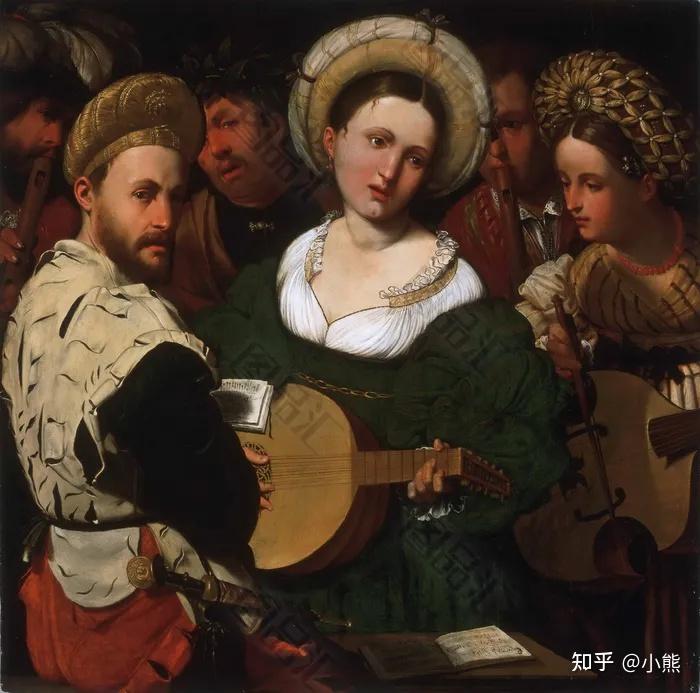 卡拉瓦乔1595《音乐会》