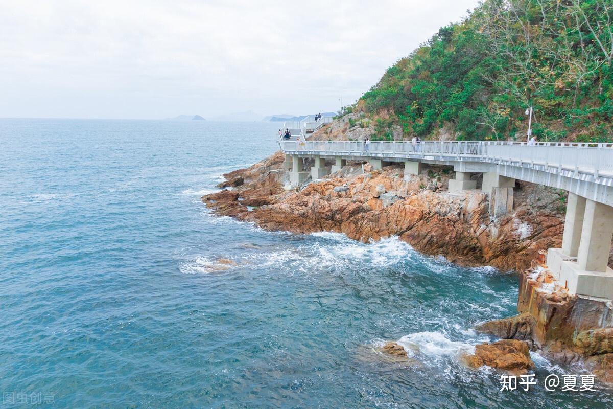 騎行或者散步休閒,靜靜享受海風的吹風地址:深圳市鹽田區鹽田海濱棧道