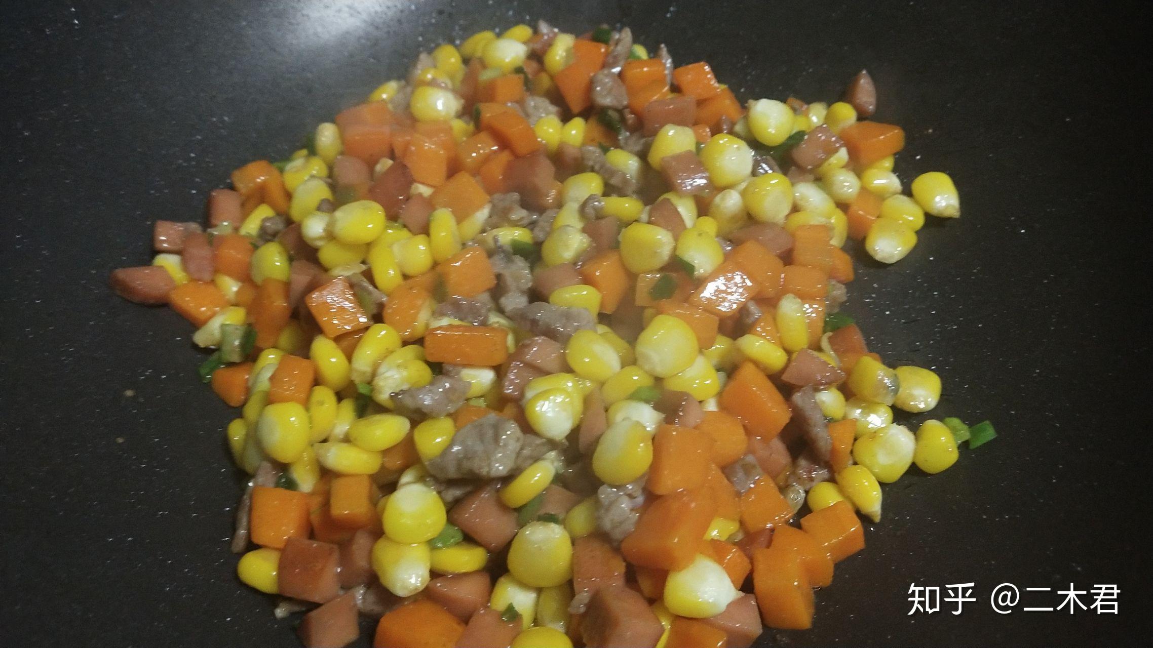 胡萝卜火腿玉米粒怎么做_胡萝卜火腿玉米粒的做法_豆果美食