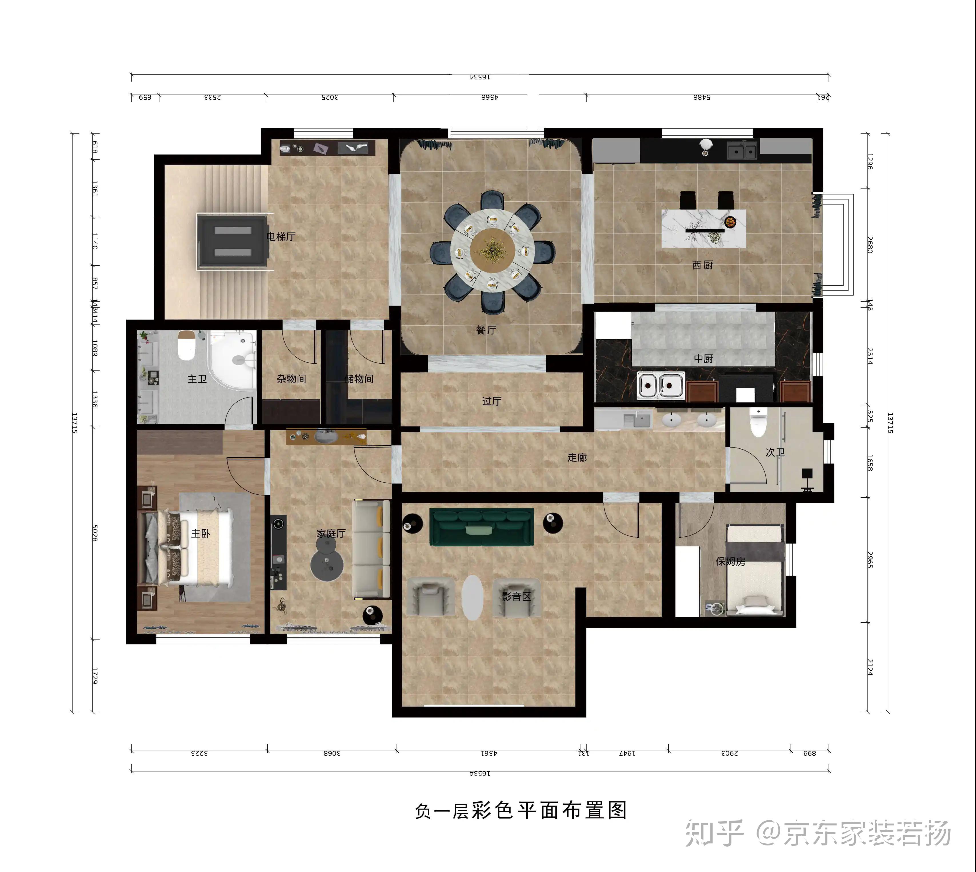 首创澜茵山600㎡新中式效果图