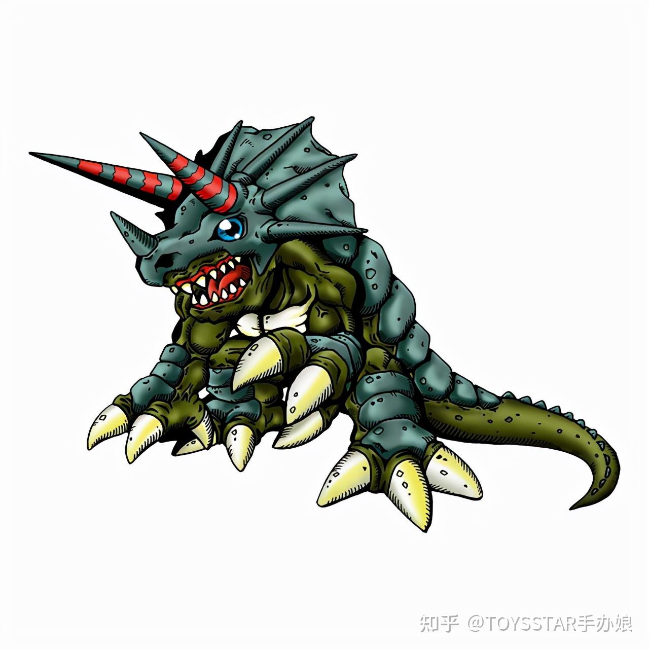 钩爪兽进化的成长期数码兽.