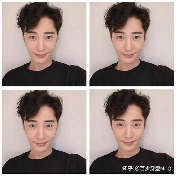 男士中分发型 - 知乎