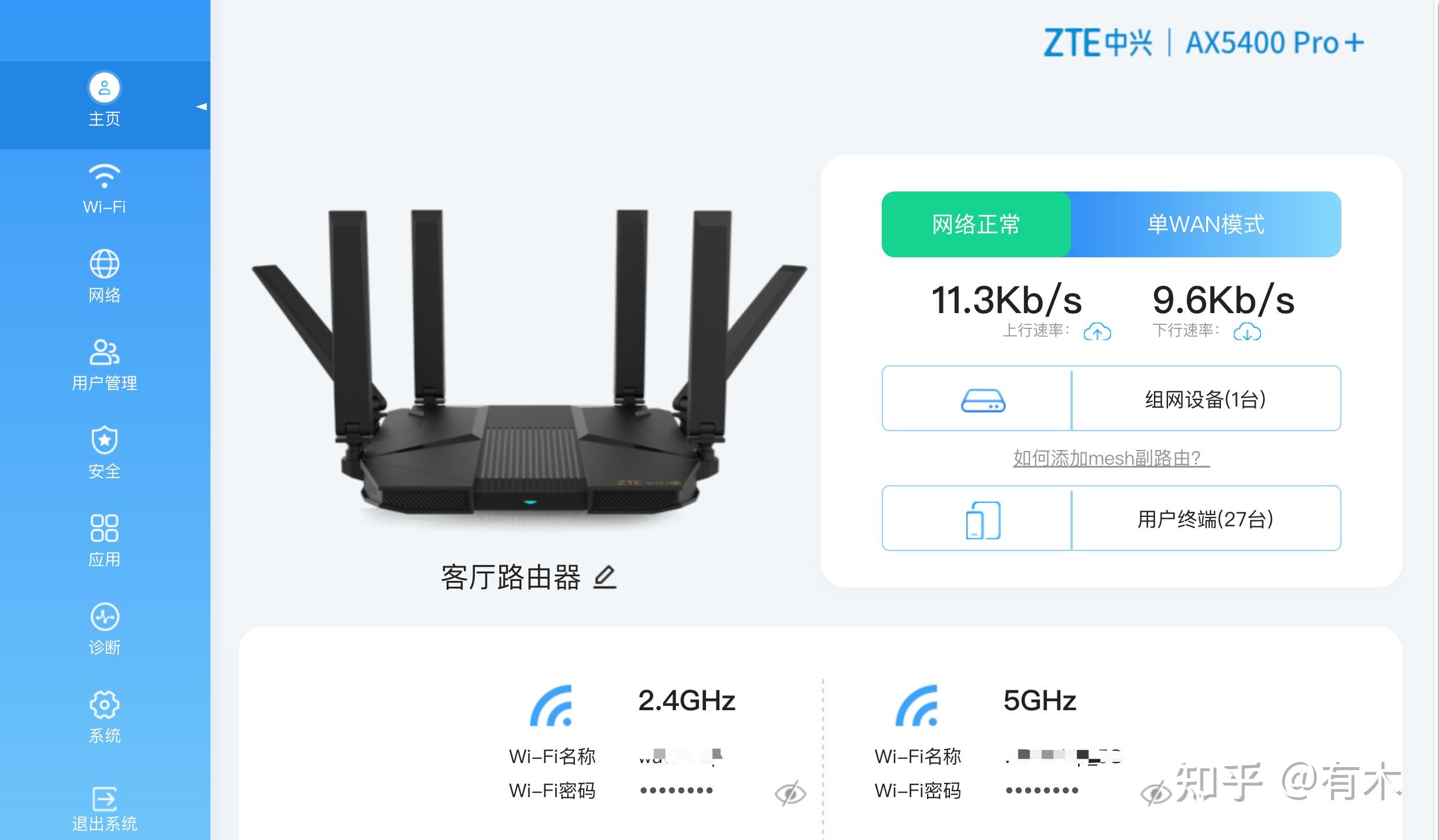 真双2.5G 网口？中兴路由器AX5400 Pro+体验评测