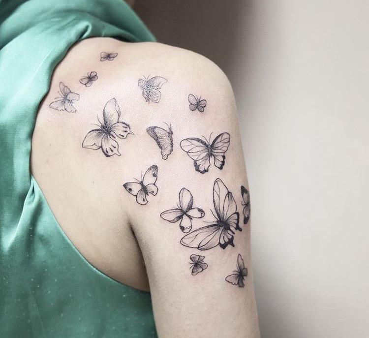 smrzhao专题纹身(第 5 期)| 肩胛的纹身 - 知乎