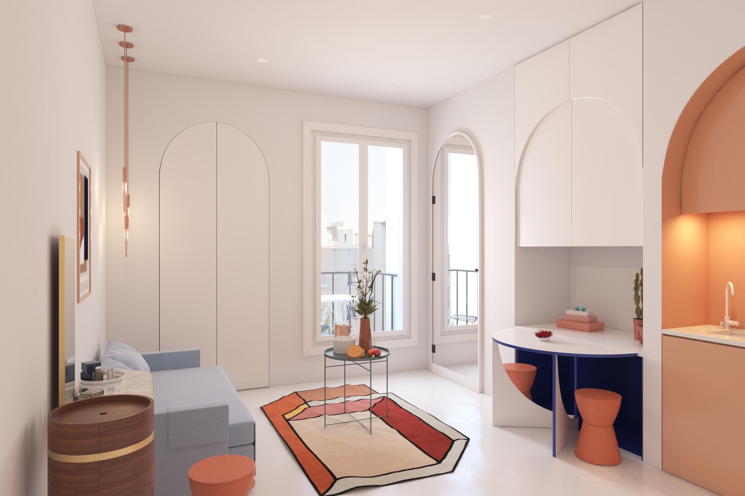 ins网红11平米的家随便拍都是时尚大片i巴黎肖蒙公寓christine的家